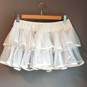 White tutu petticoat skirt